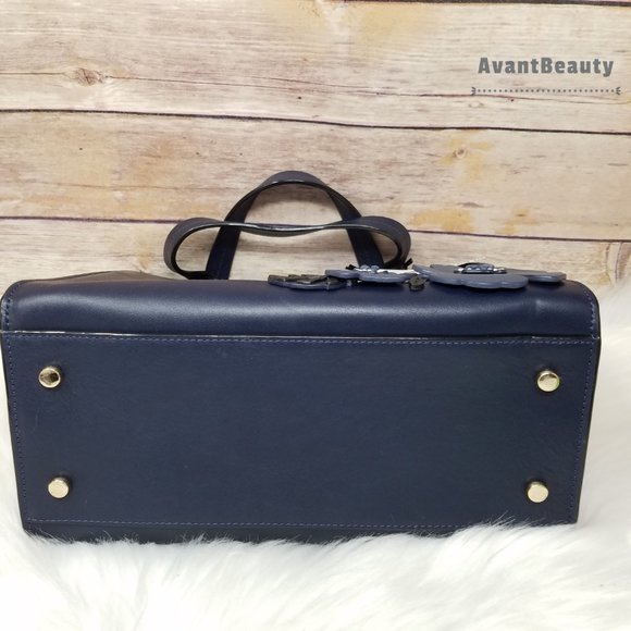 Kate Spade Madison Alpine Drive Sam  Navy Satchel - Picture 11 of 11